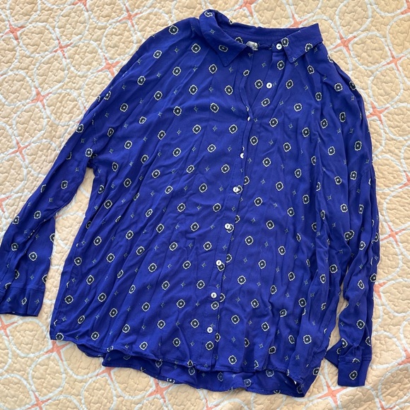 FP Intimately Patterned Button-Up - Picture 4 of 5